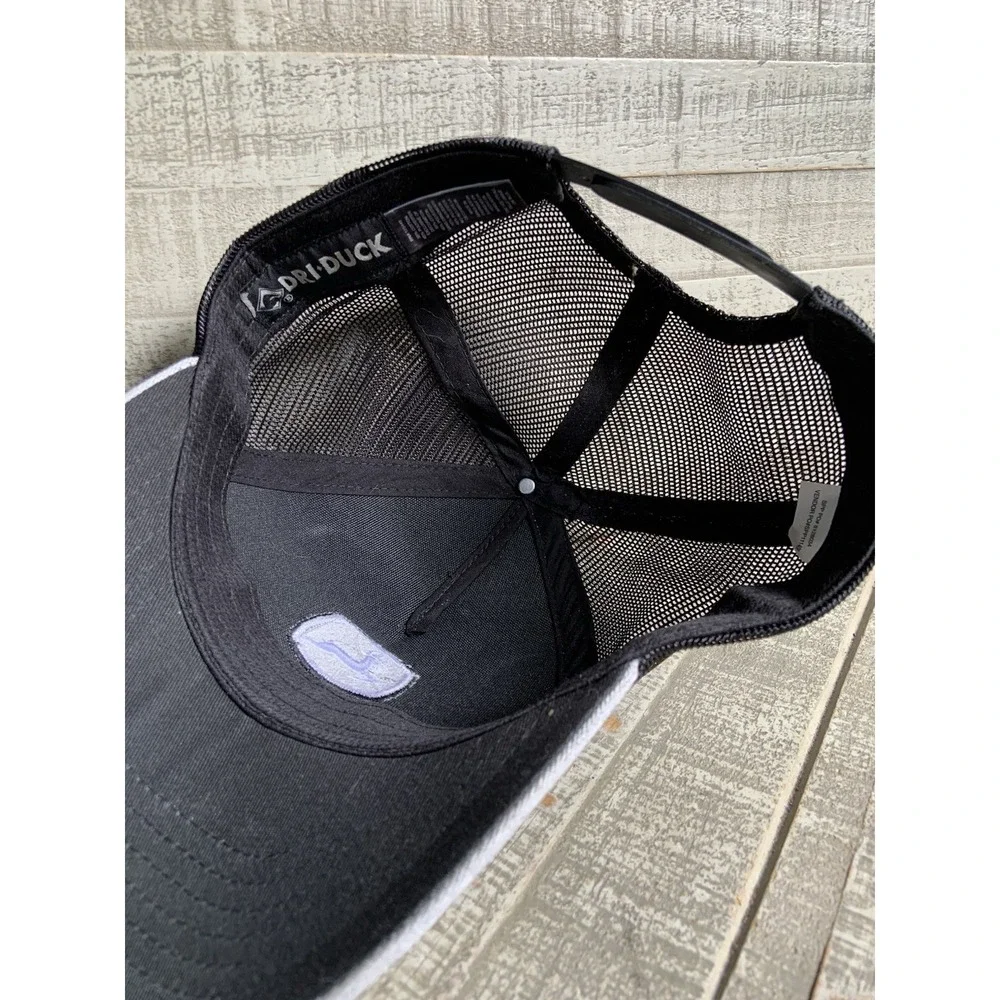 John Deere Embroidered Mesh Snapback Trucker Hat Cap Gray‎ Black Vented New
